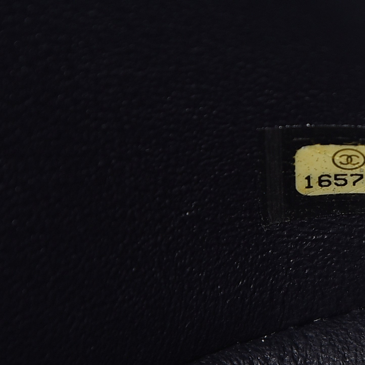 Lambskin Quilted Jumbo Double Flap Navy