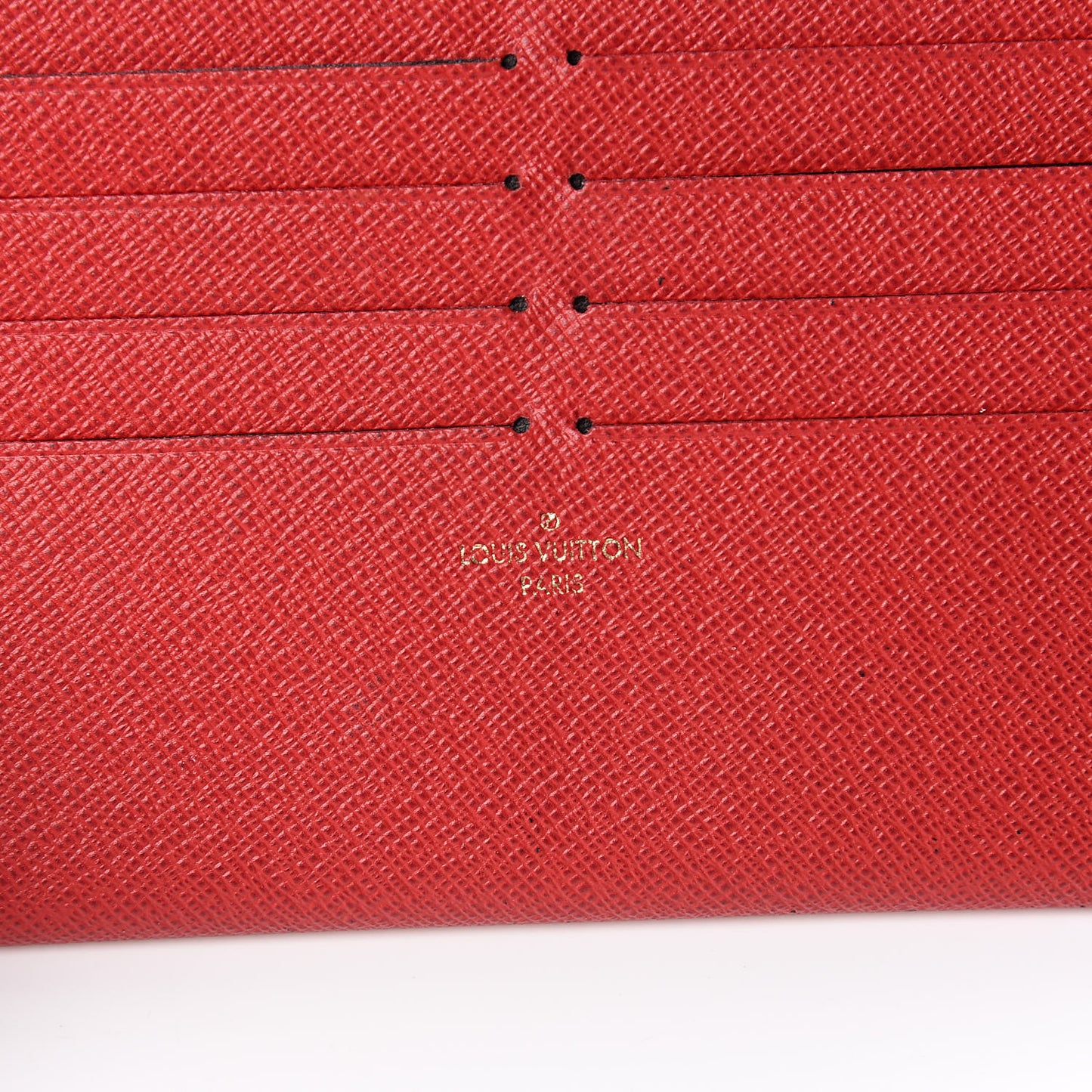 Calfskin Felicie Card Holder Insert Cherry