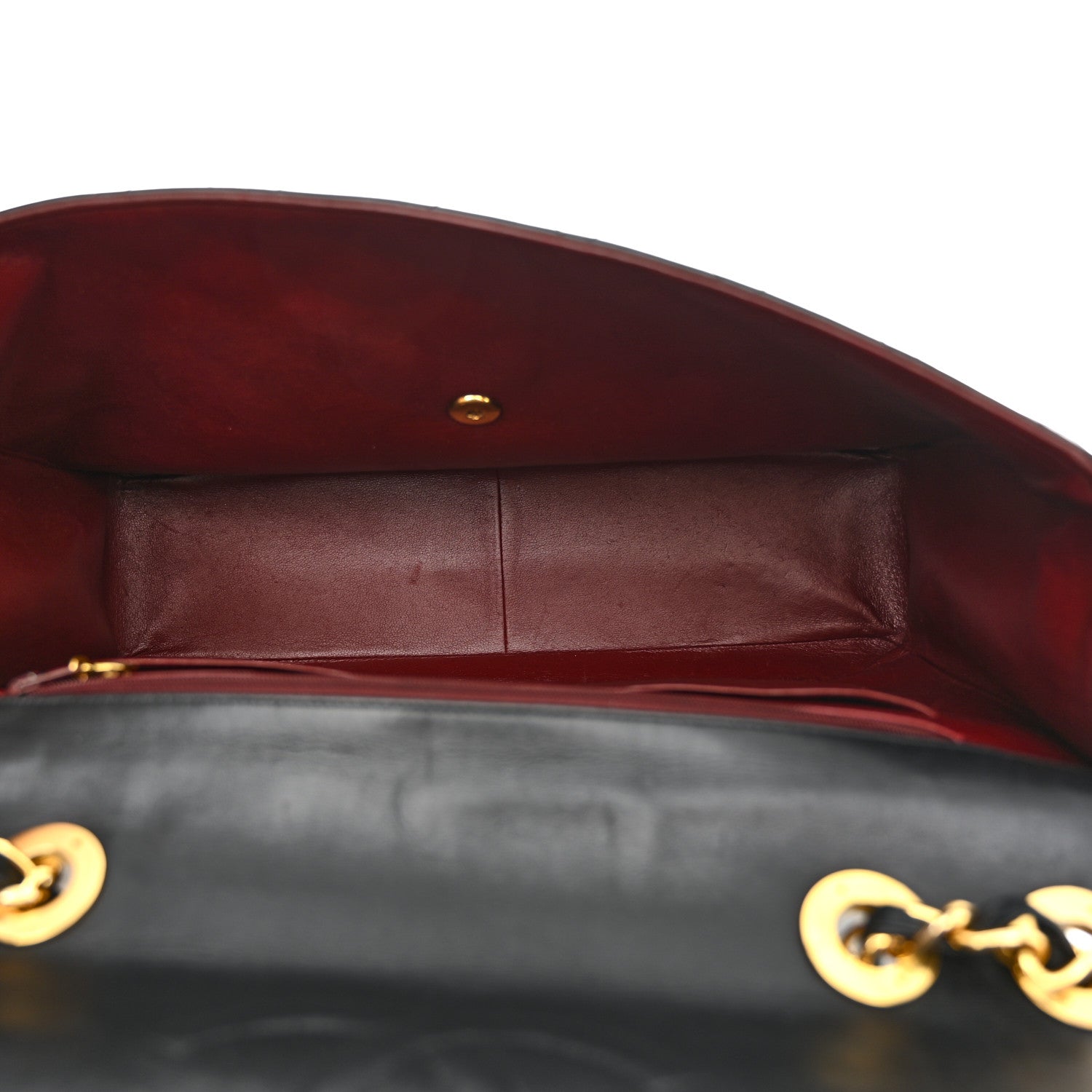 Chanel Lambskin Quilted XL Jumbo Single Flap Black 5 of 11