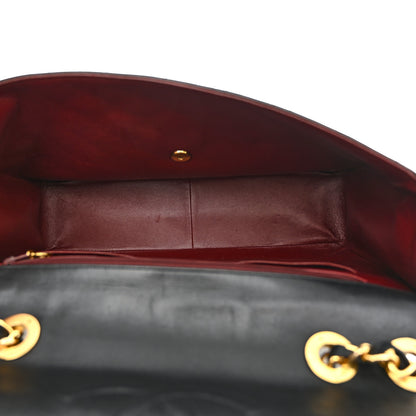 Chanel Lambskin Quilted XL Jumbo Single Flap Black 5 of 11