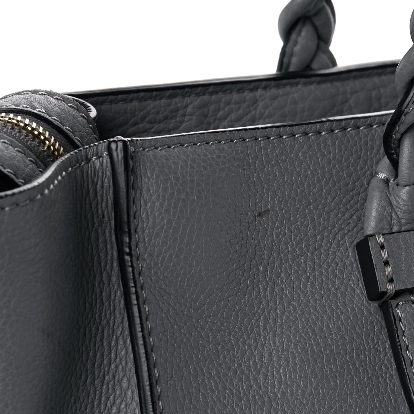 Grained Calfskin Small To Be Cool Tote Grigio Perla