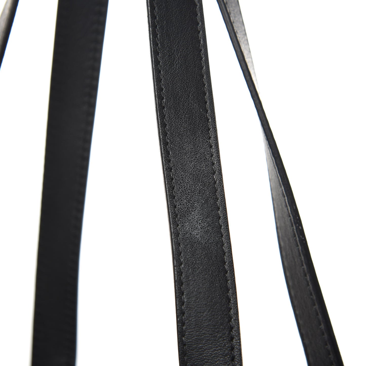Smooth Calfskin Suede Paper Tote Black Beige