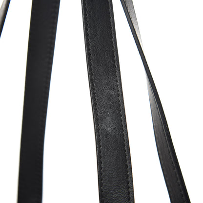 Proenza Schouler Smooth Calfskin Suede Paper Tote Black Beige 11 of 15