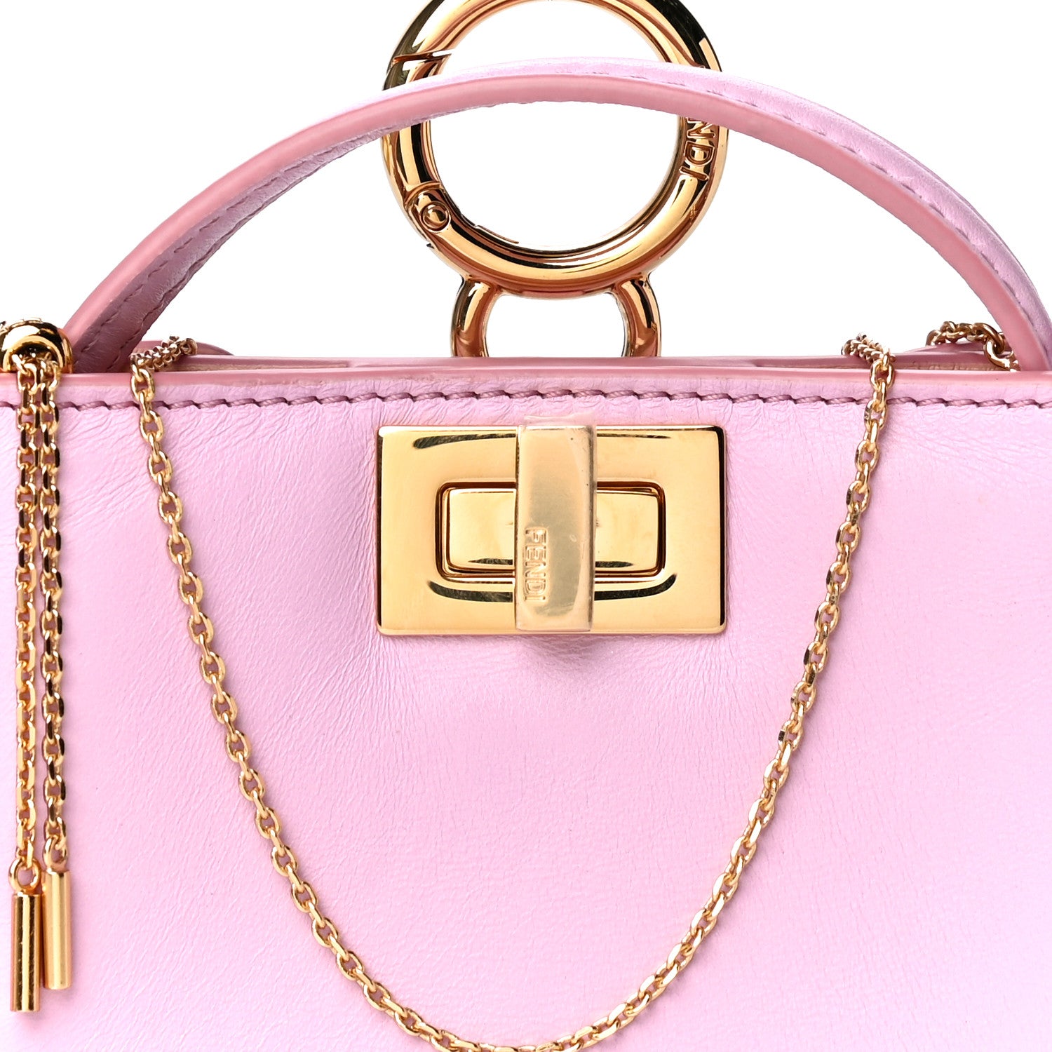 Fendi Nappa Sigma Pico Peekaboo Charm Lavanda 6 of 12