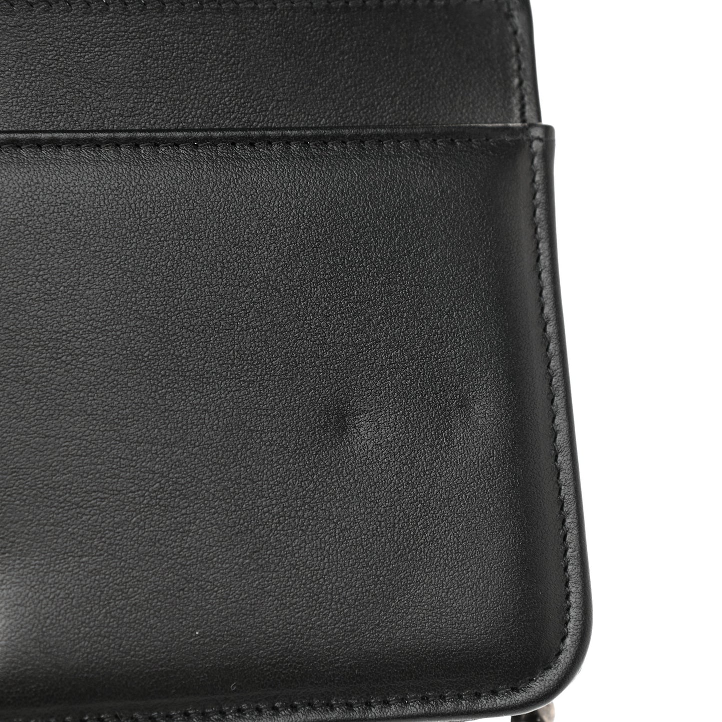 Caviar Quilted Boy Wallet On Chain WOC Black