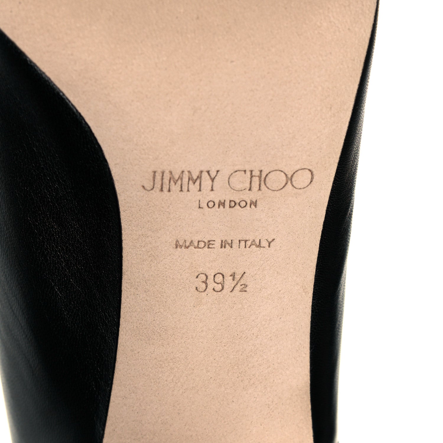 Jimmy Choo Kid Erin 85 Pumps 39.5 Black 6 of 9