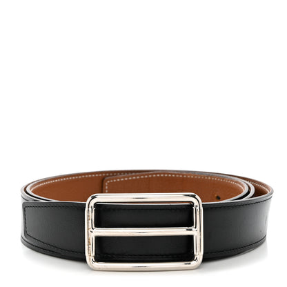 Hermes 135 Togo 32mm H Rouleau Belt 110 Black Gold 1 of 8