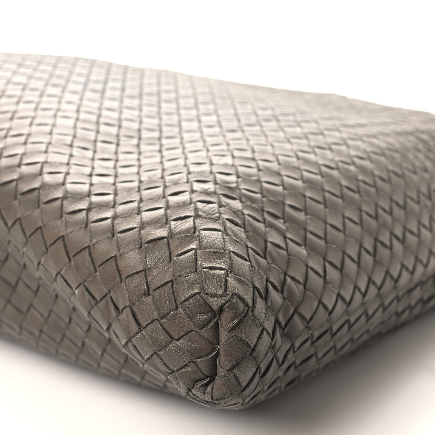 Bottega Veneta Nappa Intrecciato Maxi Convertible Tote Steel 9 of 9