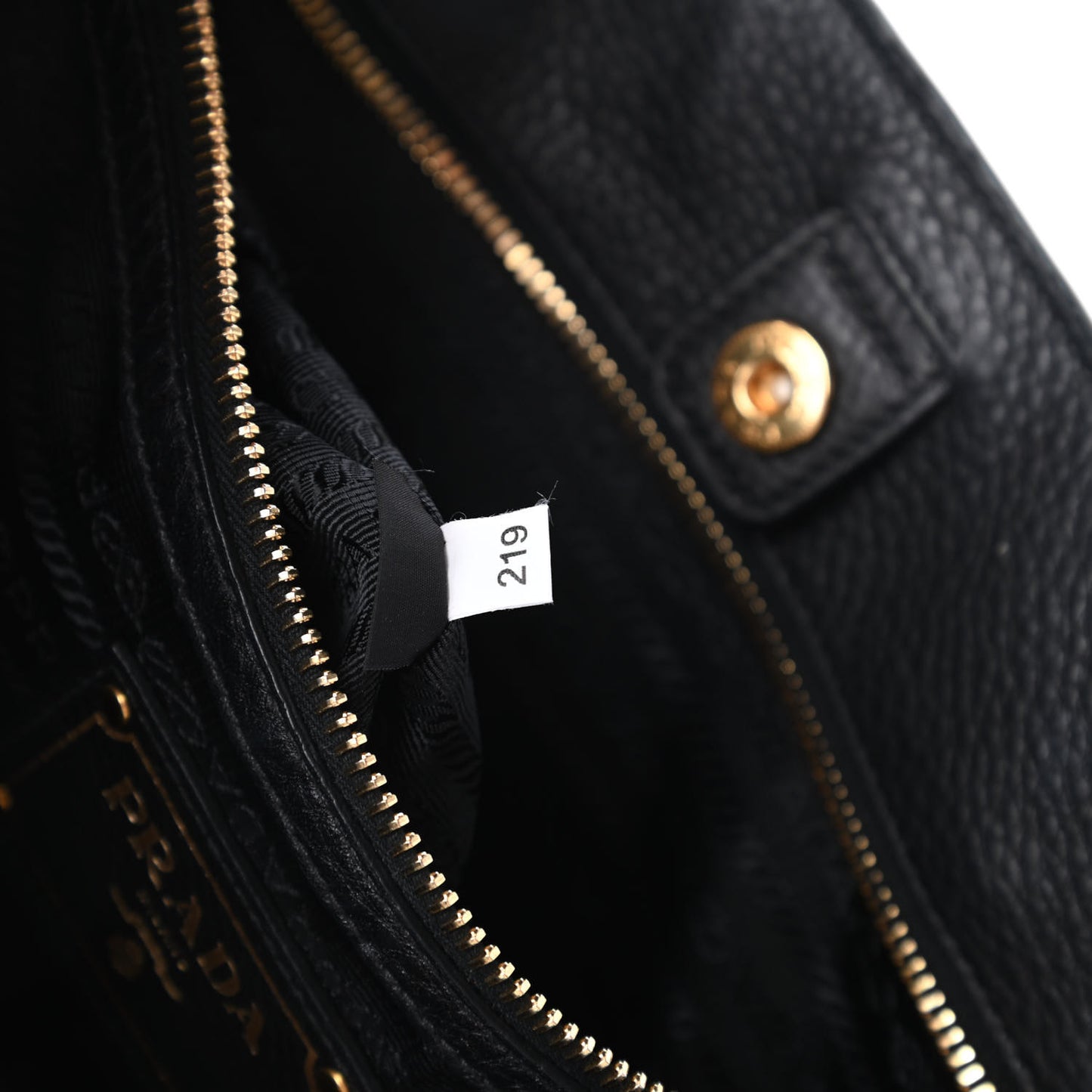 Vitello Daino Tote Black