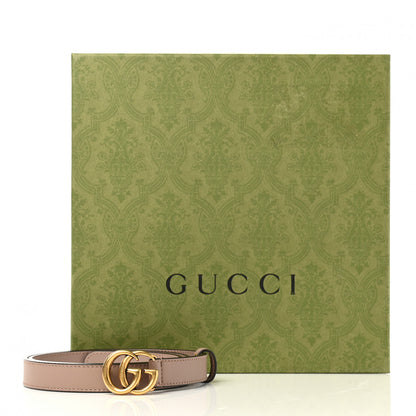 Gucci Calfskin Double G 20mm Belt 85 34 Porcelain Rose 6 of 6