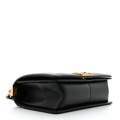 Chanel Caviar Quilted Medium Boy Flap Black 4 of 11
