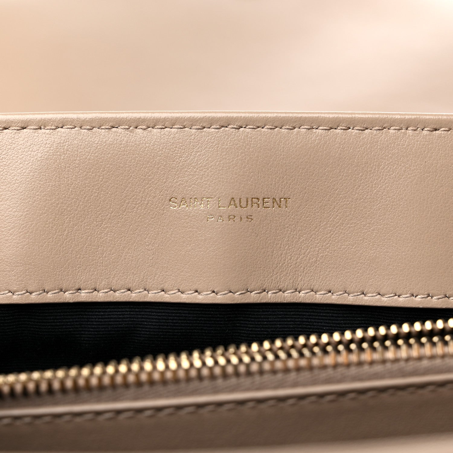 Saint Laurent Calfskin Y Quilted Monogram Medium Loulou Chain Satchel Dark Beige 6 of 18
