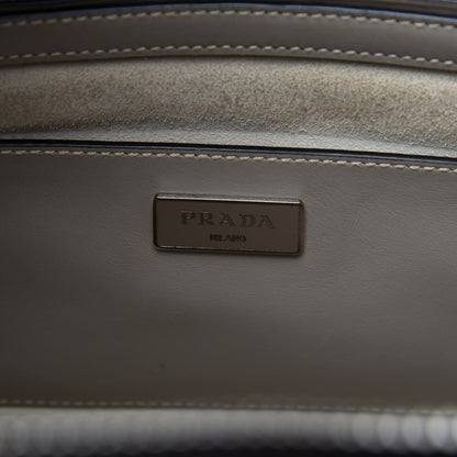 Prada City Calf Small Hand Stitched Galleria Double Zip Tote Calce 8 of 9