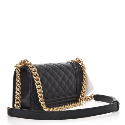 Chanel Caviar Quilted Small Boy Flap Black 3 of 8