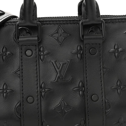 Louis Vuitton Monogram Seal Keepall XS Black 7 of 9