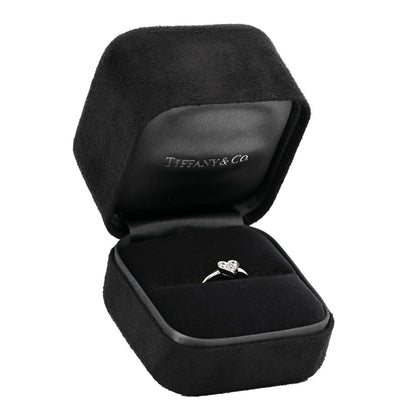 Tiffany Platinum Diamond Hearts Ring 49 5 5 of 5