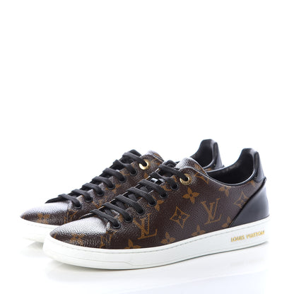 Louis Vuitton Patent Monogram Frontrow Sneakers 37.5 3 of 10