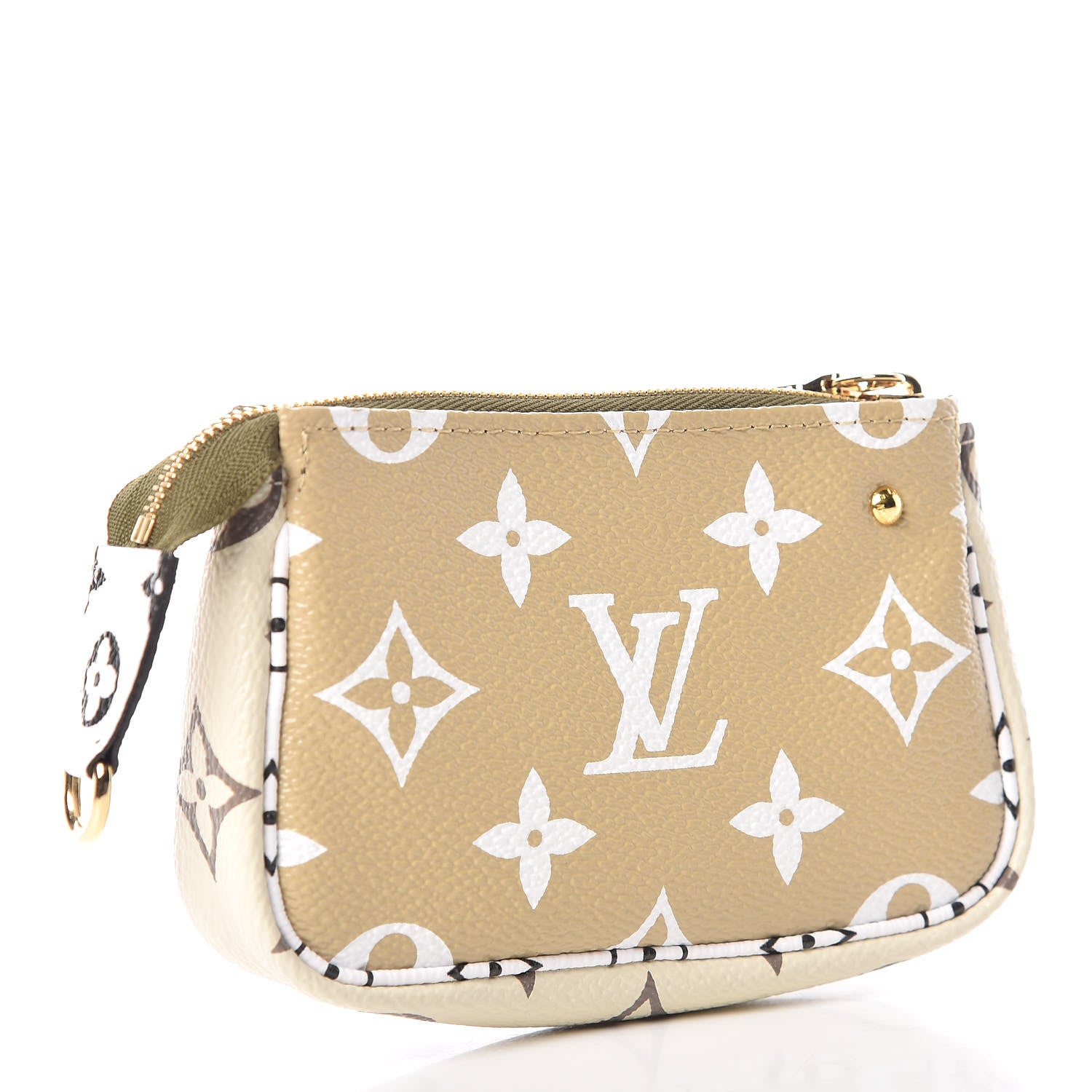 Louis Vuitton Monogram Giant Micro Pochette Accessories Kaki White 3 of 7
