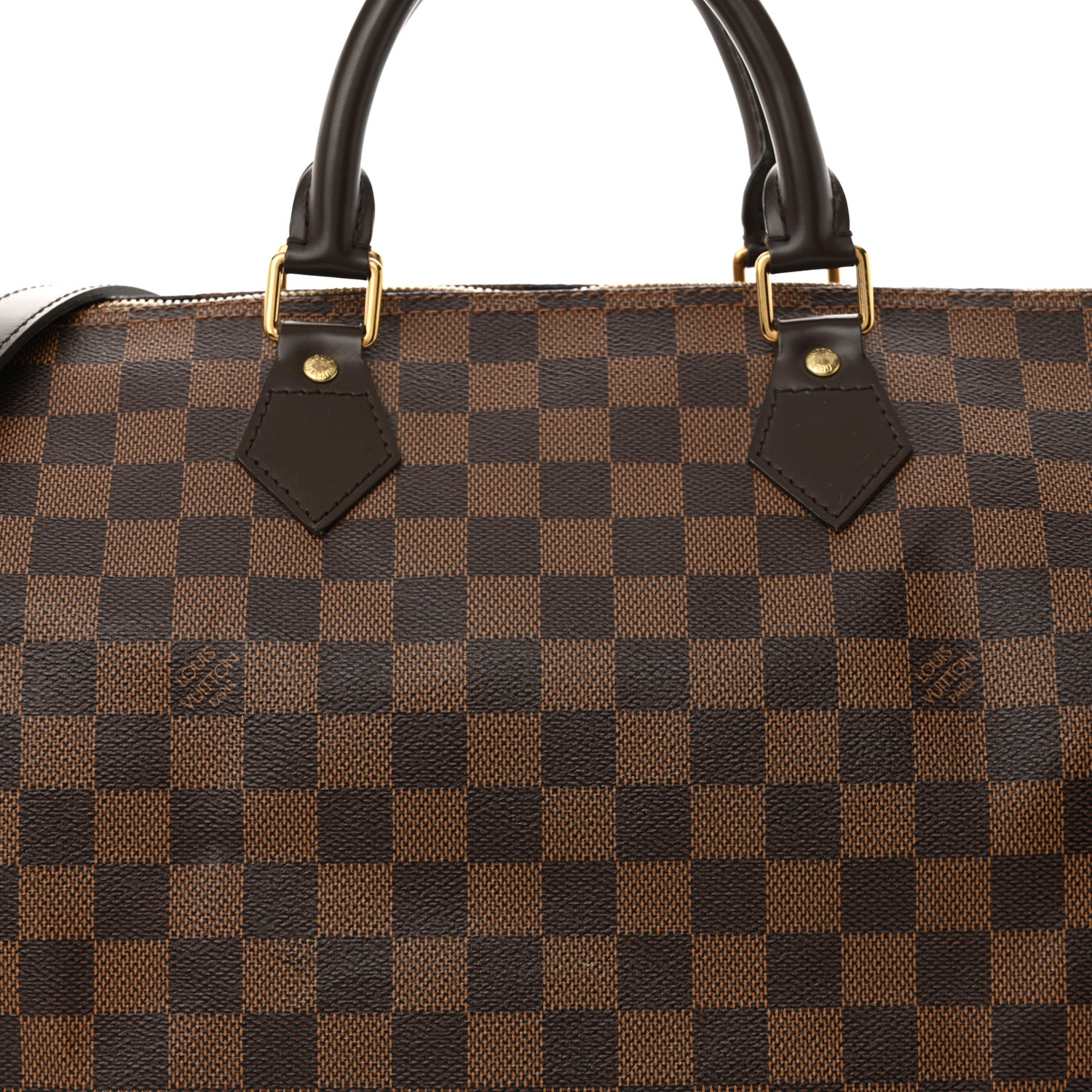 Louis Vuitton Damier Ebene Speedy Bandouliere 35 8 of 12