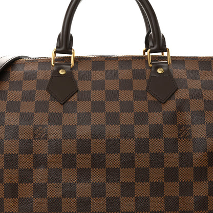 Louis Vuitton Damier Ebene Speedy Bandouliere 35 8 of 12