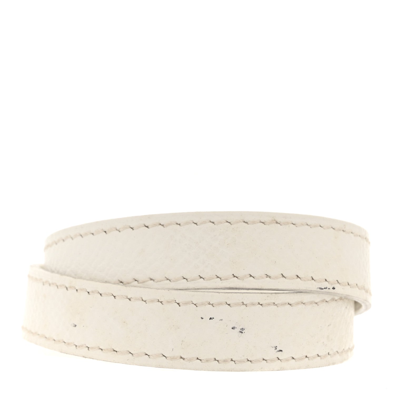 Hermes Epsom Kelly Double Tour Bracelet White 3 of 6