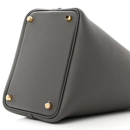 Hermes Taurillon Maurice Picotin Lock 18 PM Graphite 10 of 17