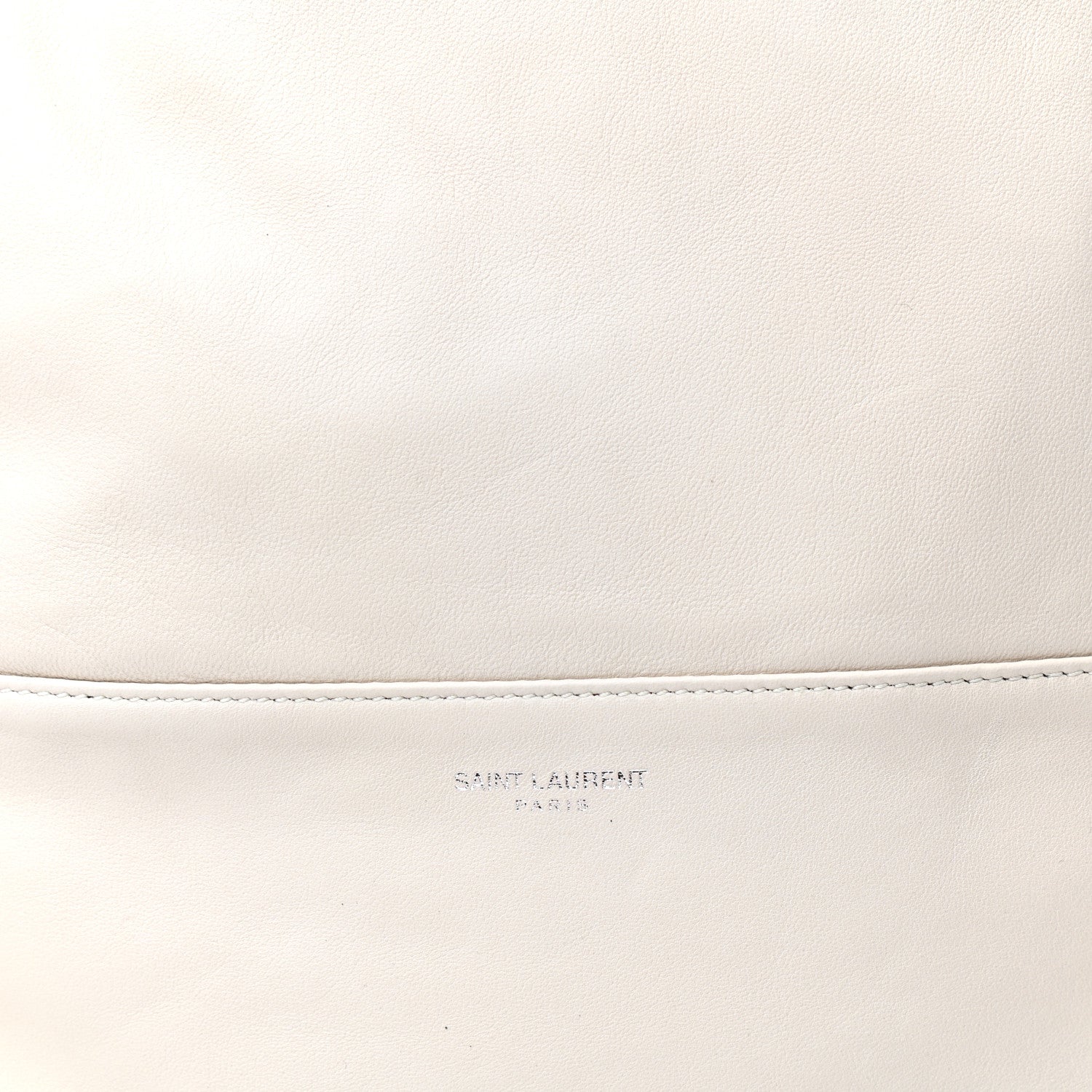 Saint Laurent Lambskin West Shopping Bag Crema Soft 7 of 10