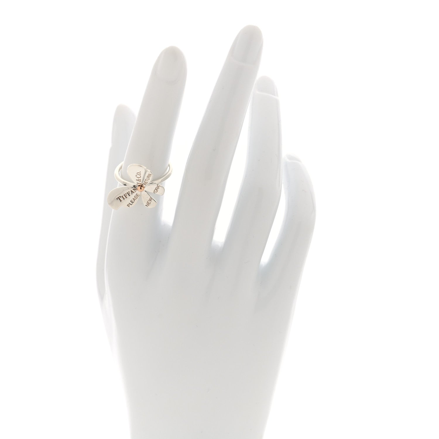 Tiffany Sterling Silver 18K Rose Gold Return to Tiffany Love Bugs