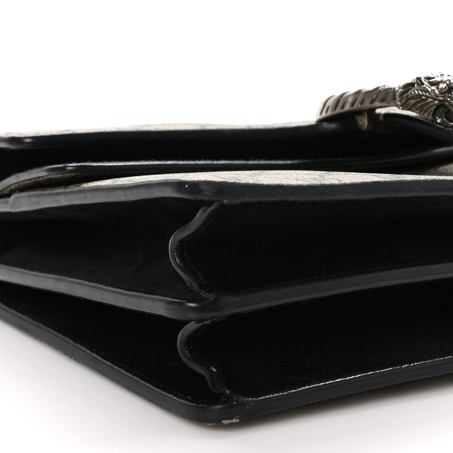 GG Supreme Monogram Small Dionysus Shoulder Bag Black