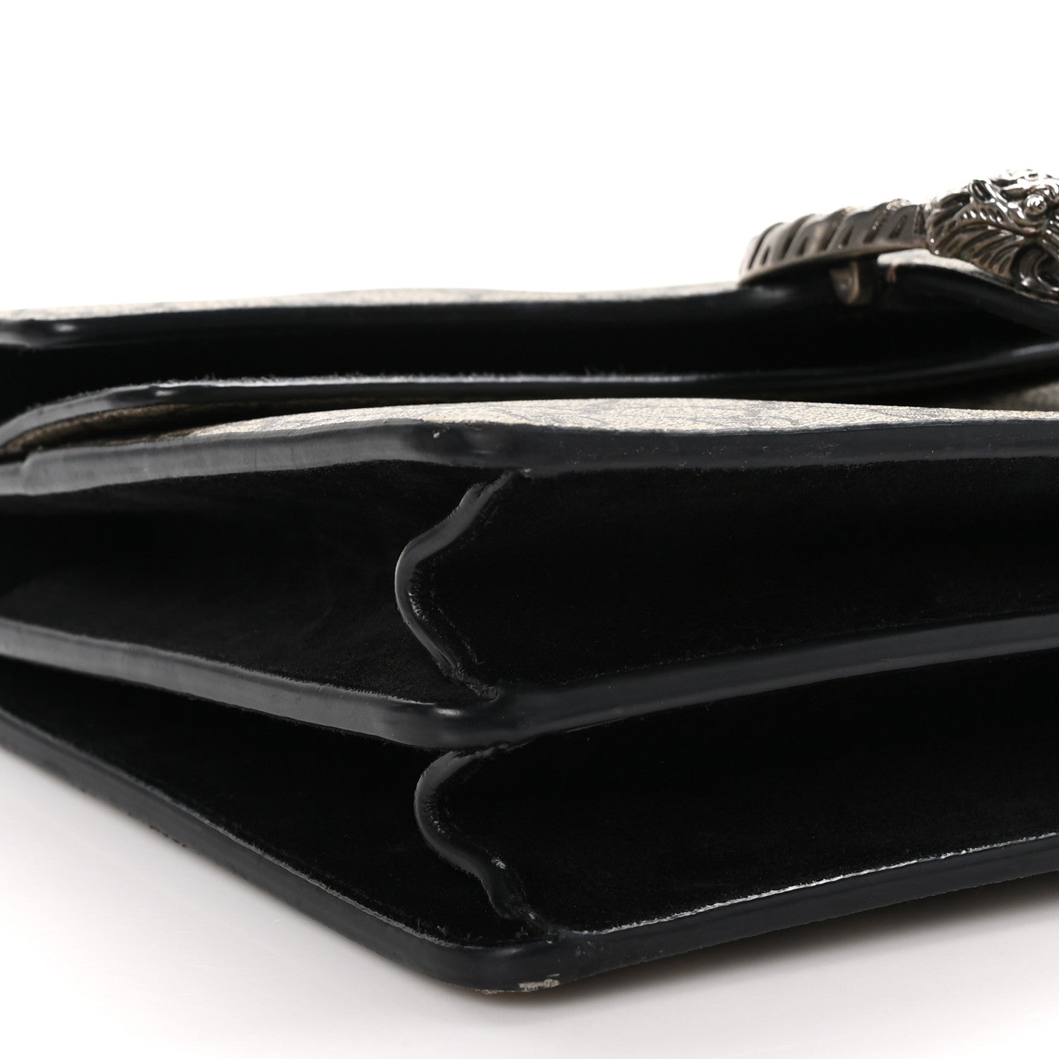 Gucci GG Supreme Monogram Small Dionysus Shoulder Bag Black 10 of 11