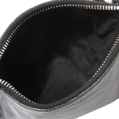 Balenciaga Agneau Giant Silver Hardware M Porte-Monnaie Coin Purse Black 5 of 12