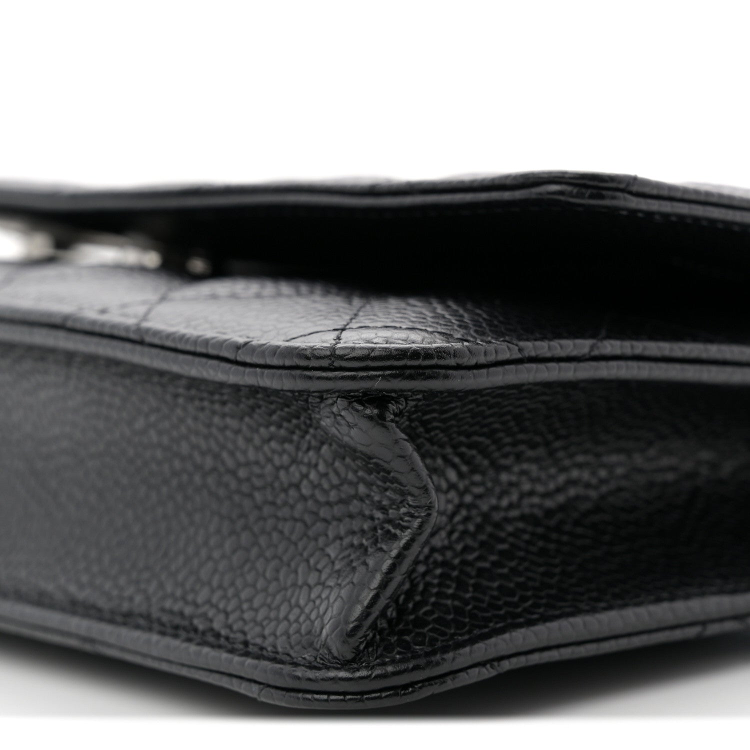 Chanel Caviar Quilted Wallet on Chain WOC Black 10 of 11