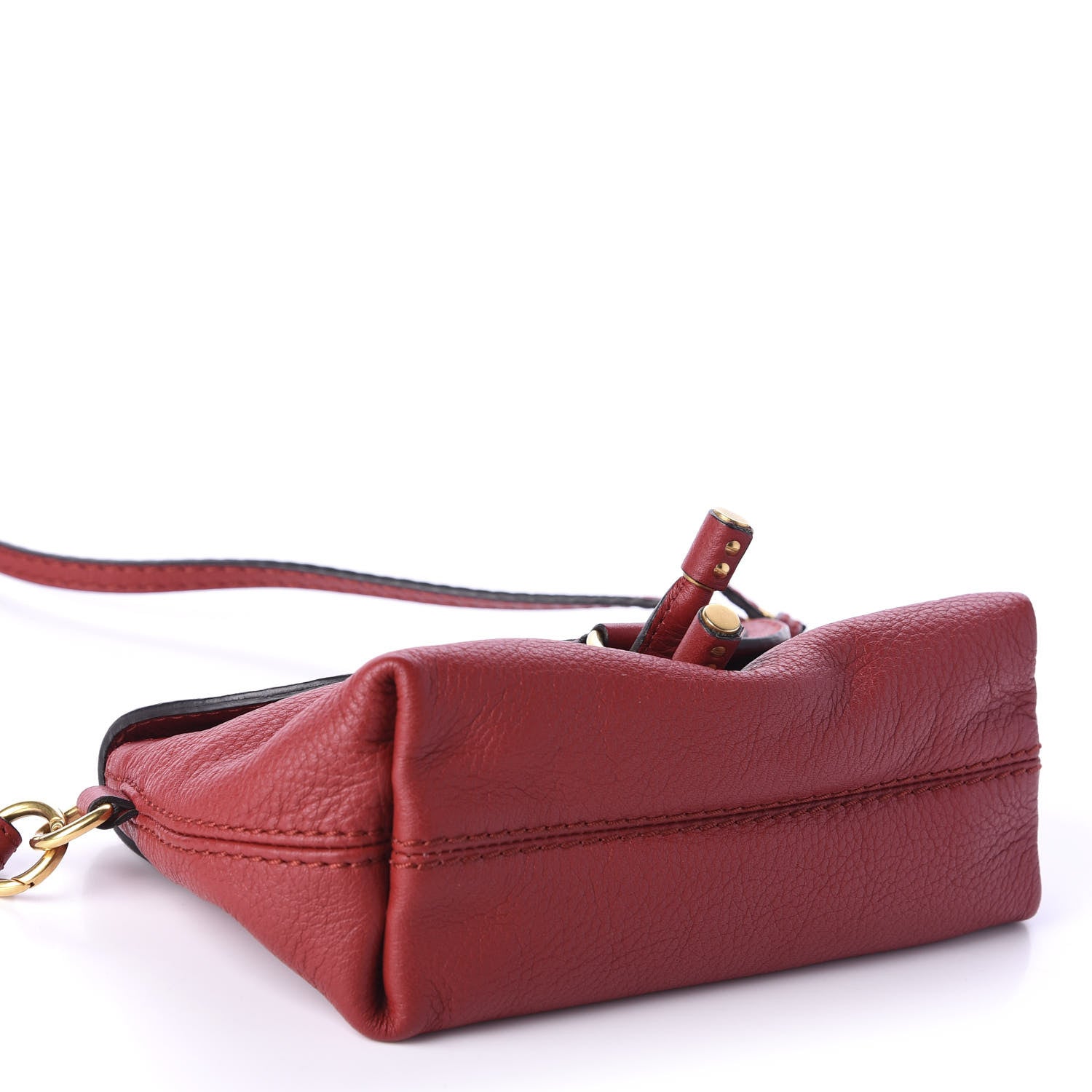 Chloe Calfskin Marcie Pochette Crossbody Bag Poppy 4 of 10