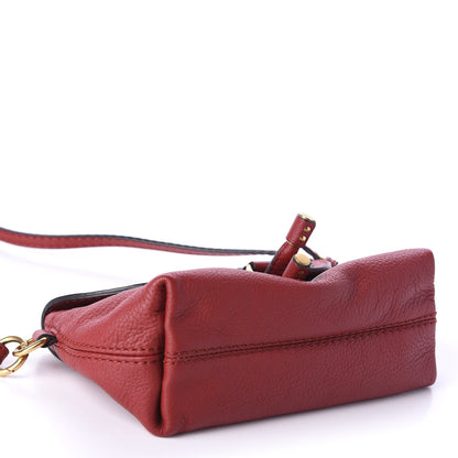 Chloe Calfskin Marcie Pochette Crossbody Bag Poppy 4 of 10
