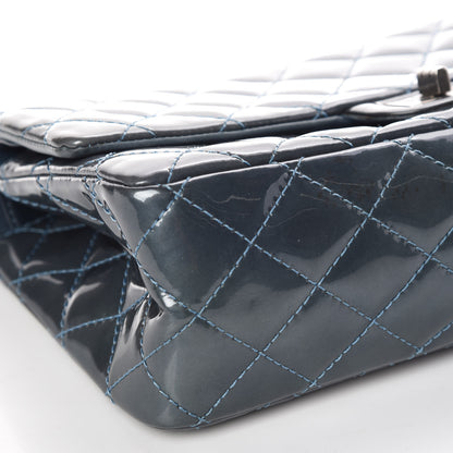 Chanel Patent Quilted 2.55 Reissue 226 Flap Blue 5 of 10