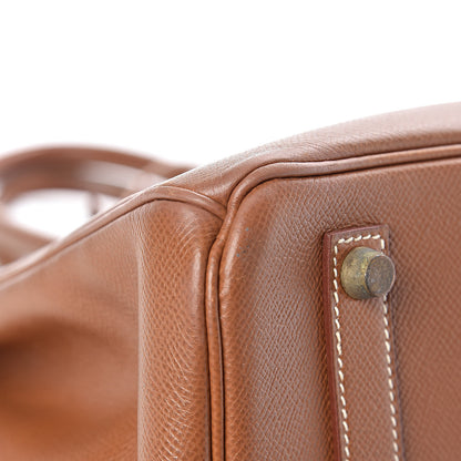 Hermes Courchevel Birkin 35 Gold 43 of 49