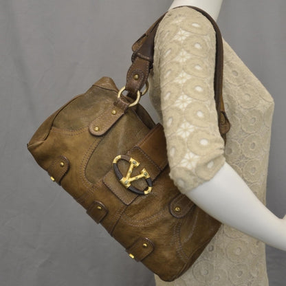 Valentino Garavani Leather Catch Satchel 2 of 15