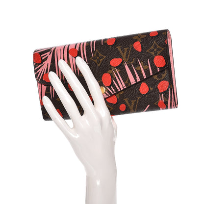 Louis Vuitton Monogram Jungle Dots Sarah Wallet Sugar Pink Poppy 2 of 8