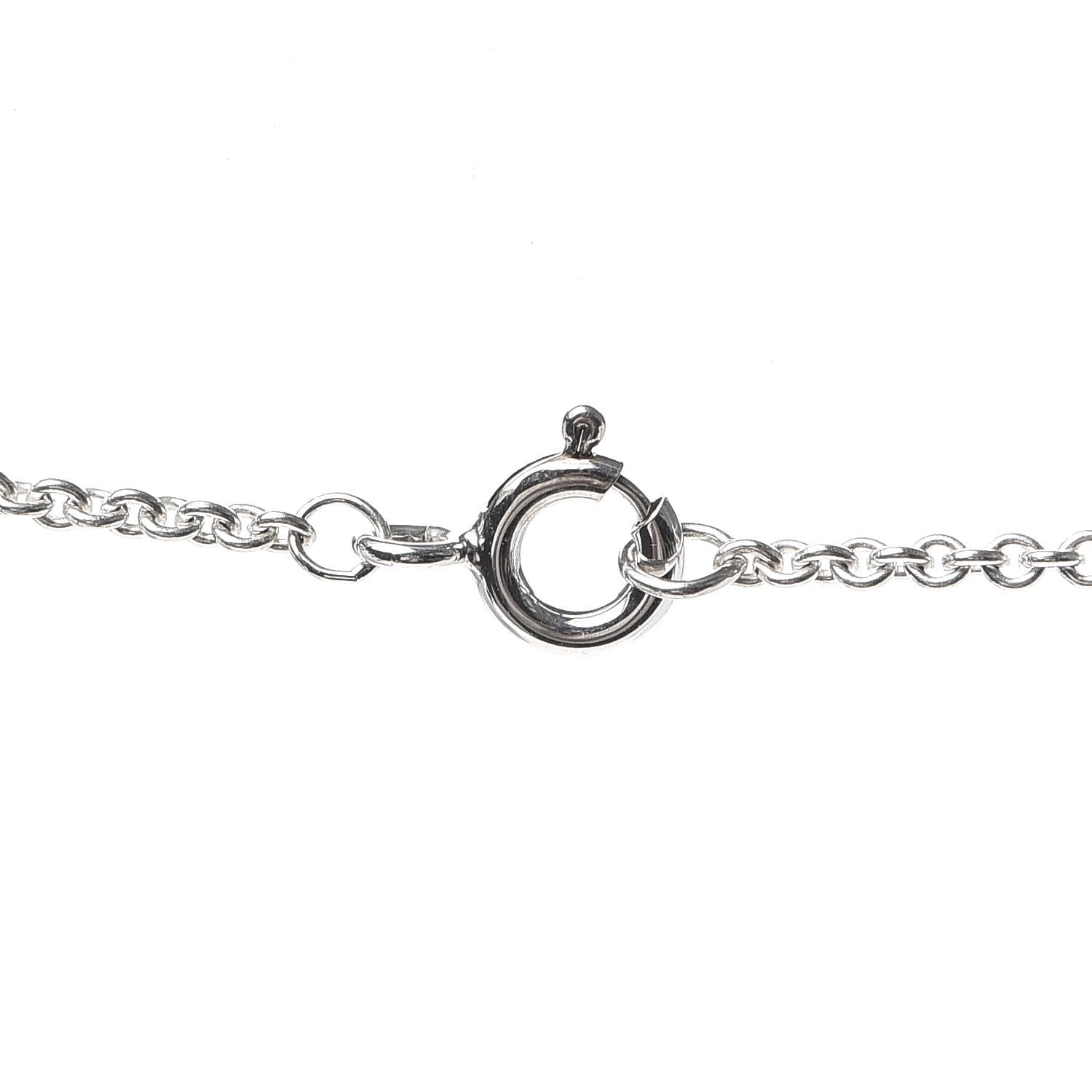Tiffany Sterling Silver Heart Lariat Necklace 4 of 5