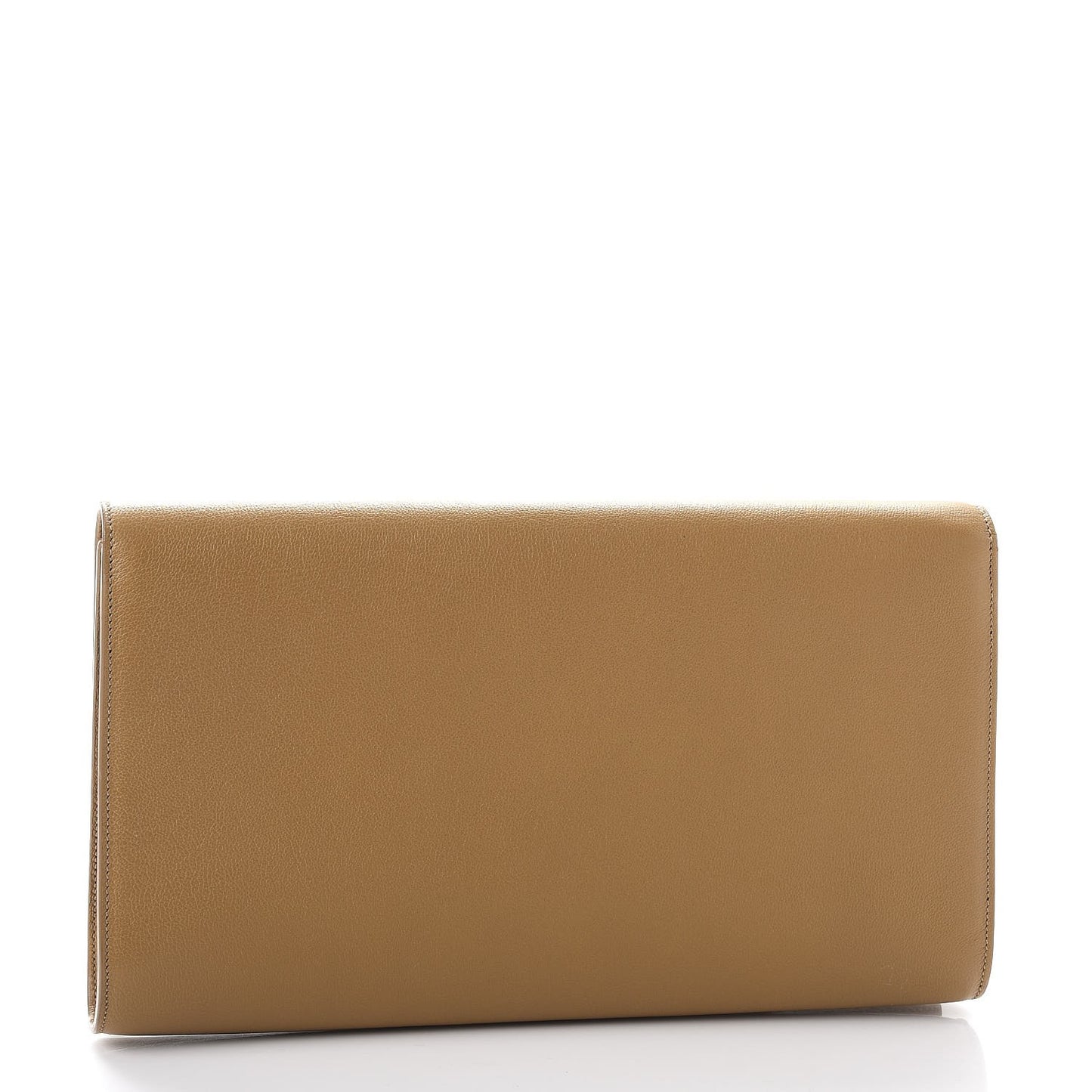 Calfskin Monogram Large Belle De Jour Clutch Beige