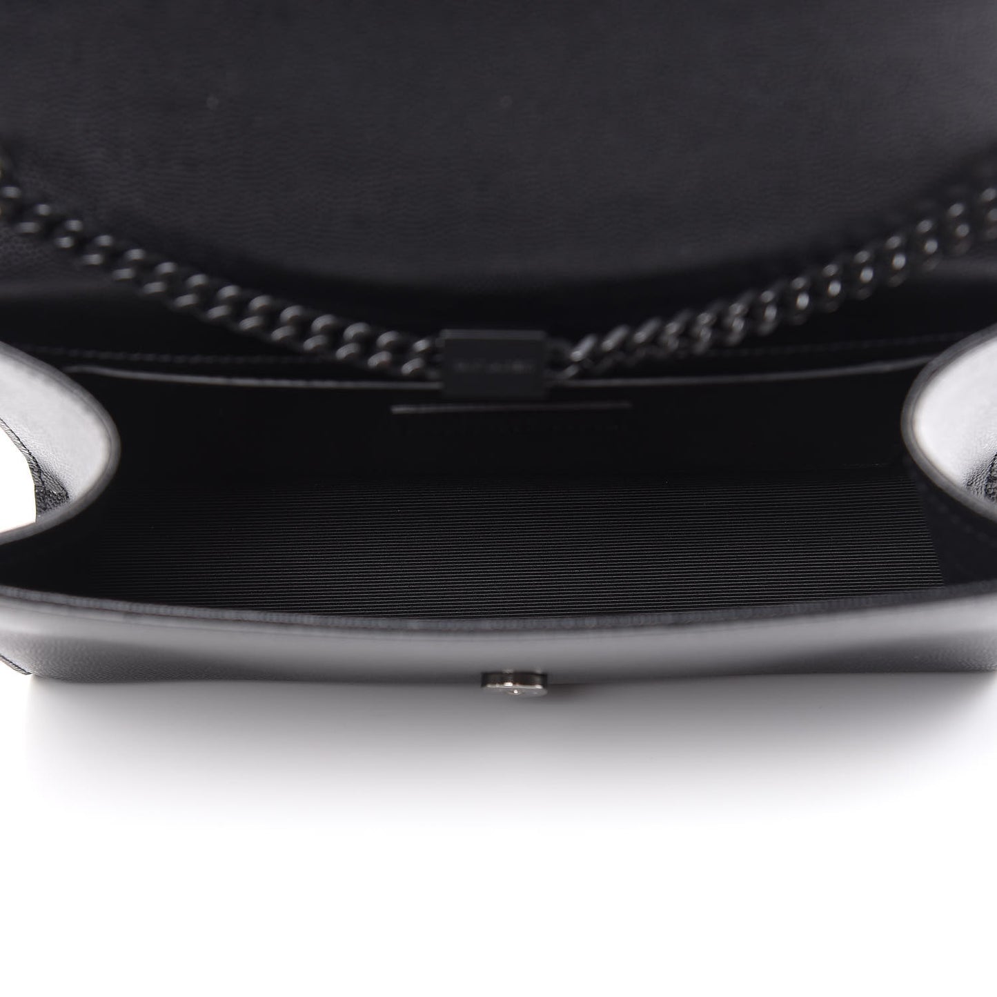 Grain De Poudre Medium Classic Monogram Kate Satchel Black