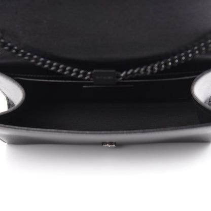 Saint Laurent Grain De Poudre Medium Classic Monogram Kate Satchel Black 5 of 10