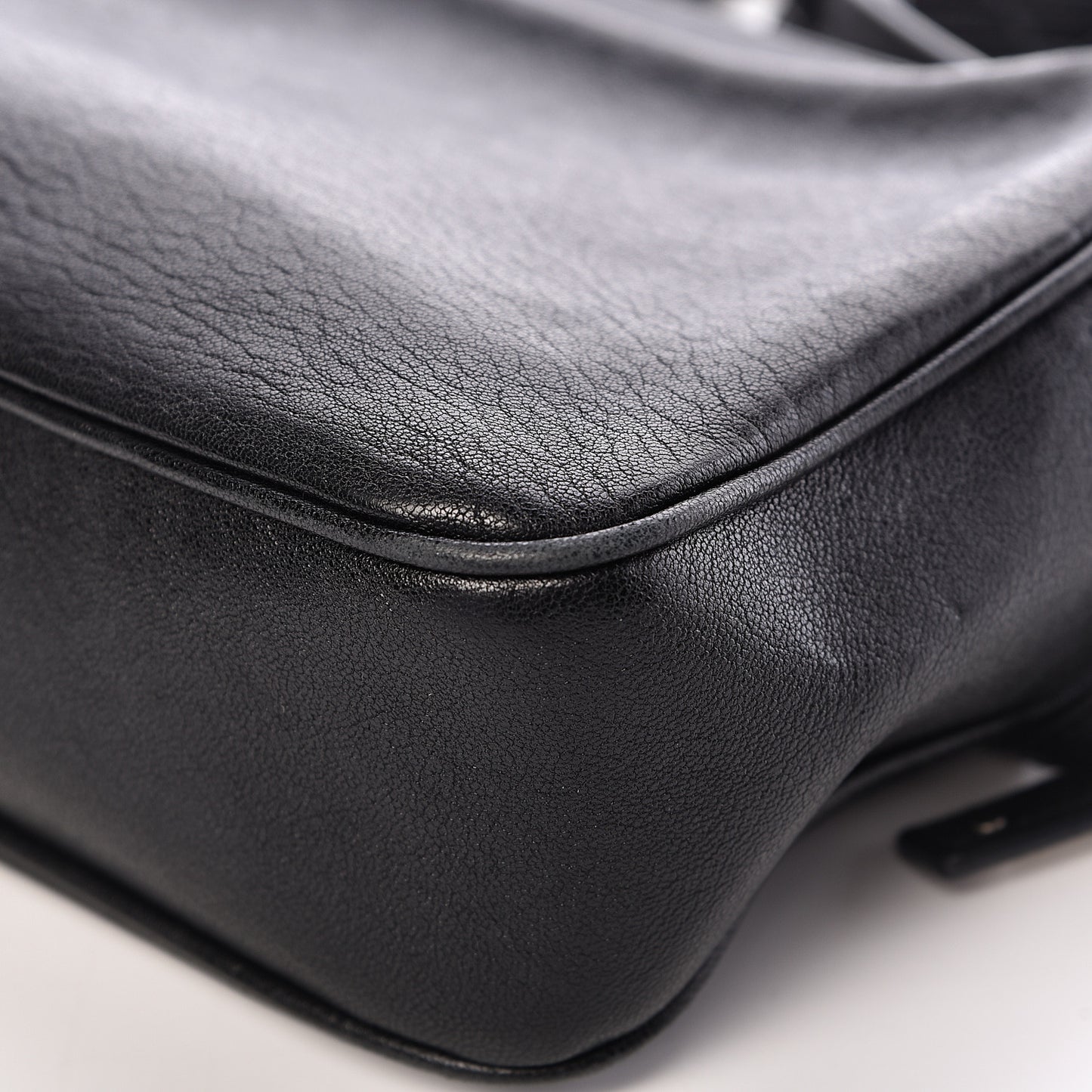 Lambskin Monogram Small Lou Camera Bag Black