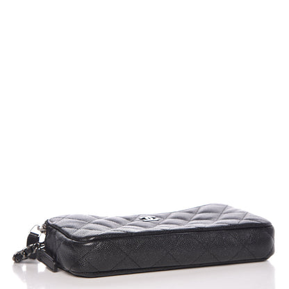 Chanel Caviar Quilted Small Clutch With Chain Black 4 of 9