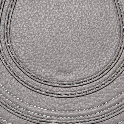Chloe Calfskin Mini Marcie Round Crossbody Bag Cashmere Grey 7 of 7