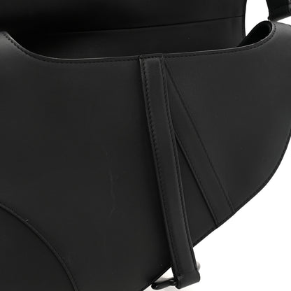 Christian Dior Ultra Matte Calfskin Saddle Bag Black 12 of 13