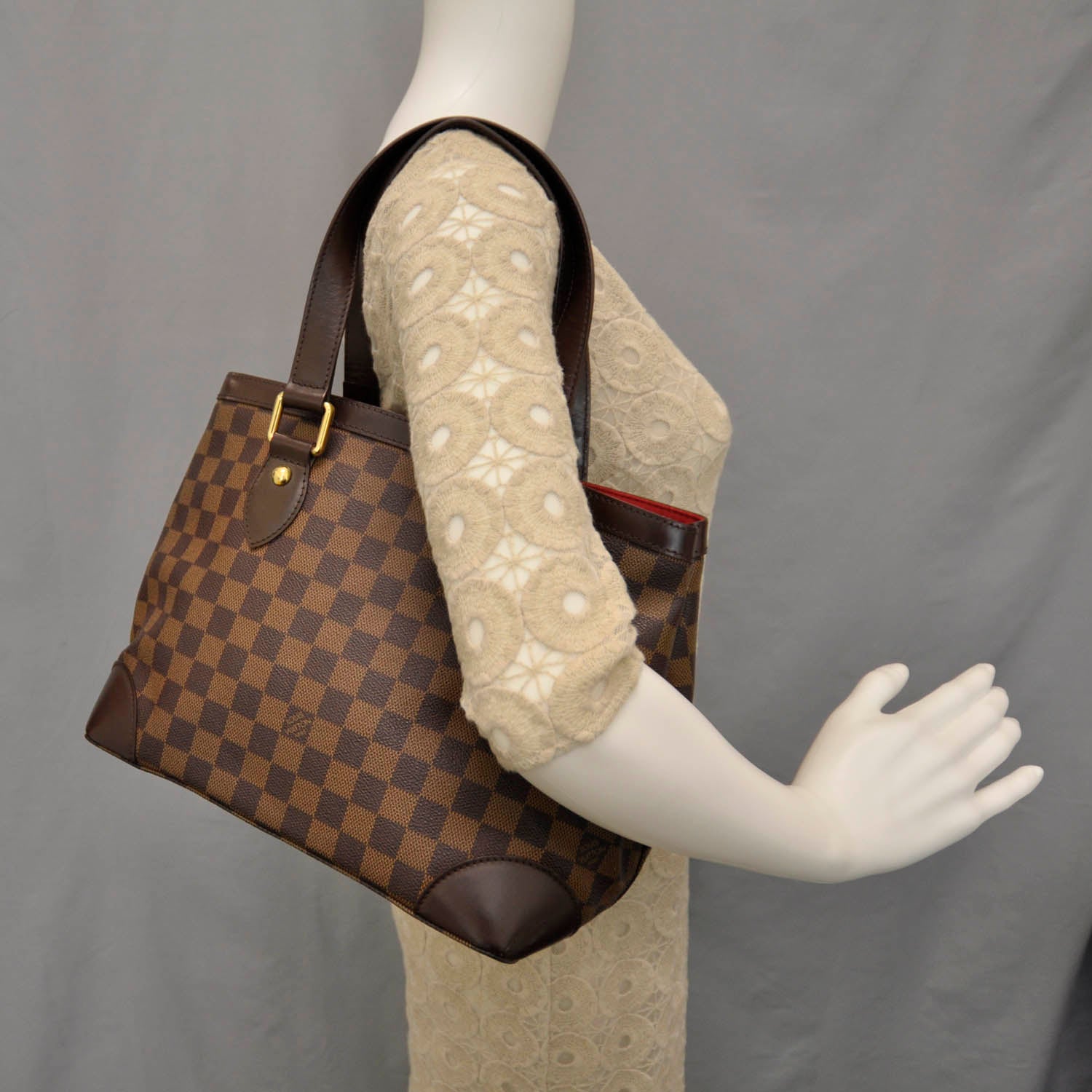 Louis Vuitton Damier Ebene Hampstead PM 2 of 11