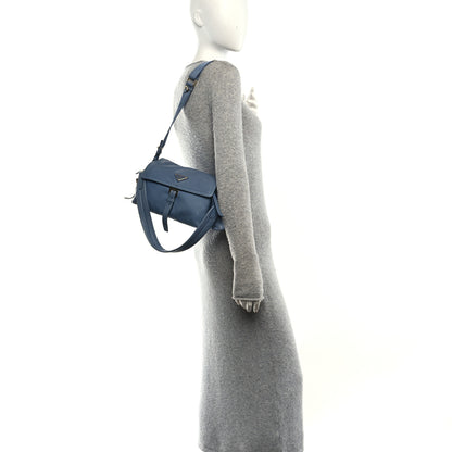 Prada Nappa Medium Explore Shoulder Bag Aviation Blue 2 of 10