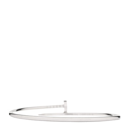 Cartier 18K White Gold Small Juste Un Clou Bracelet 18 3 of 5