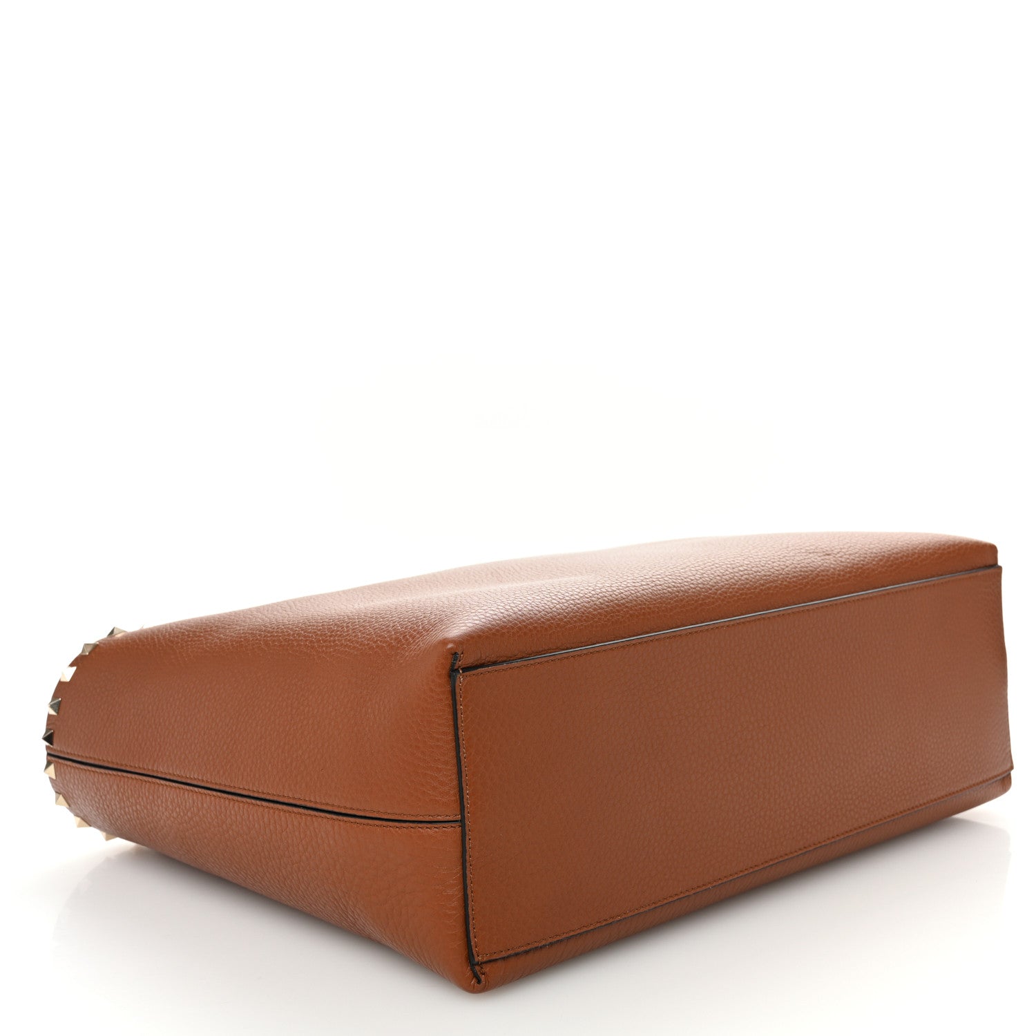 Valentino Garavani Grained Calfskin Rockstud Shoulder Tote Selleria 4 of 10